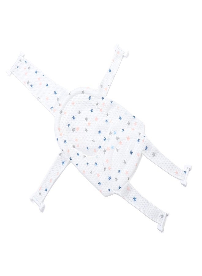 shenruifa Baby Bath Seat Support Non Slip Universal Detachable Net Bathtub Sling Shower Mesh (White) - Image 2